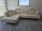 Moderne beige hoekzetel, Ophalen of Verzenden, Zo goed als nieuw, Hoekbank