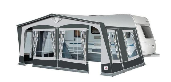 Voortent Doréma President XL300 met uitbouw  Maat 12, Caravans en Kamperen, Voortenten en Luifels, Zo goed als nieuw, Ophalen