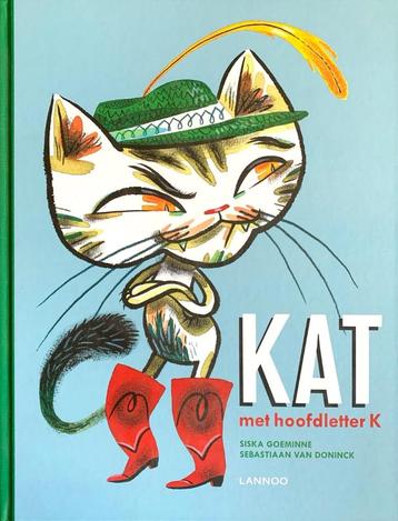 KAT MET HOOFDLETTER K - fantasie op de gelaarsde kat beschikbaar voor biedingen