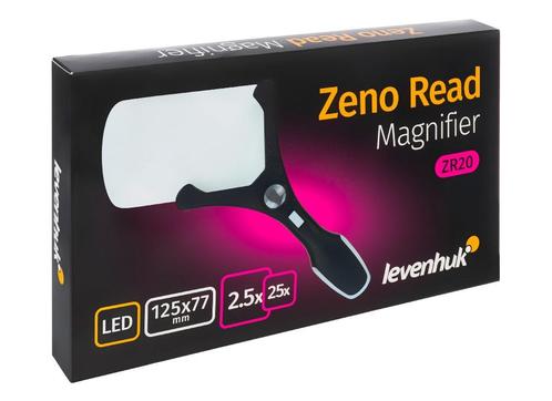 Levenhuk Zeno Read ZR20 Magnifier, Hobby en Vrije tijd, Vergrootglazen, Loepen en Loeplampen, Nieuw, Vergrootglas of Loep, Ophalen of Verzenden