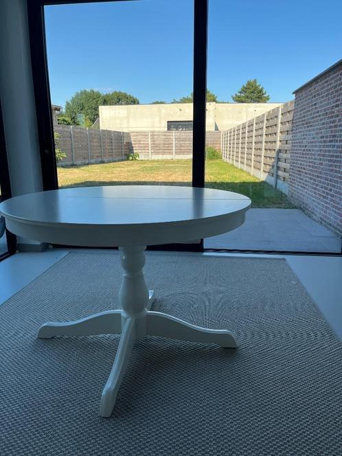 IKEA INGATORP Uitschuifbare Eettafel - Wit, Huis en Inrichting, Tafels | Eettafels, Gebruikt, 150 tot 200 cm, Vijf personen of meer