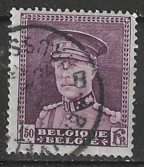 Belgie 1931 - Yvert/OBP 319 - Albert I met kepi (ST), Postzegels en Munten, Postzegels | Europa | België, Gestempeld, Koninklijk huis