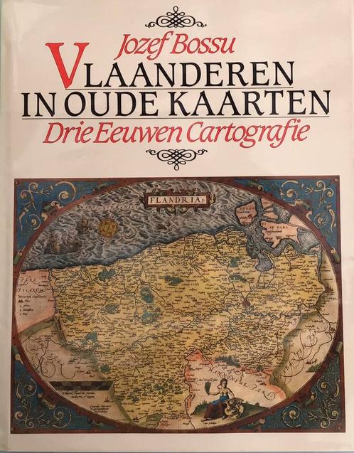 Vlaanderen in Oude Kaarten,drie eeuwen cartografie., Livres, Atlas & Cartes géographiques, Comme neuf, Enlèvement ou Envoi
