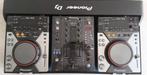 Pioneer 2xcdj400 + djm400 + flightcase, Ophalen, Zo goed als nieuw, Pioneer