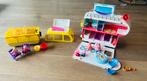 Peppa pig -2 campers samen €30,-, Kinderen en Baby's, Speelgoed | Poppenhuizen, Ophalen, Zo goed als nieuw, Accessoires
