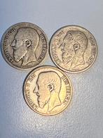 België 2 Franc 1867 - 3 munten, Setje, Zilver, Ophalen of Verzenden, Zilver