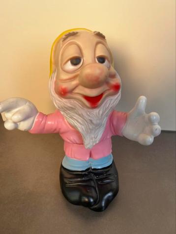 Vintage Disney dwerg Sleepy met stempel (squeak toy) beschikbaar voor biedingen