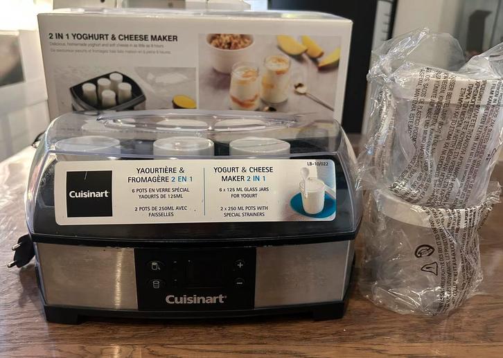 Cuisinart yoghurtmaker, Elektronische apparatuur, Keukenmixers, Zo goed als nieuw, Ophalen