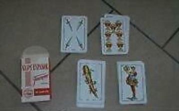 lot 4 jeux de cartes complets (seca, fgtb, vw, espagnol)