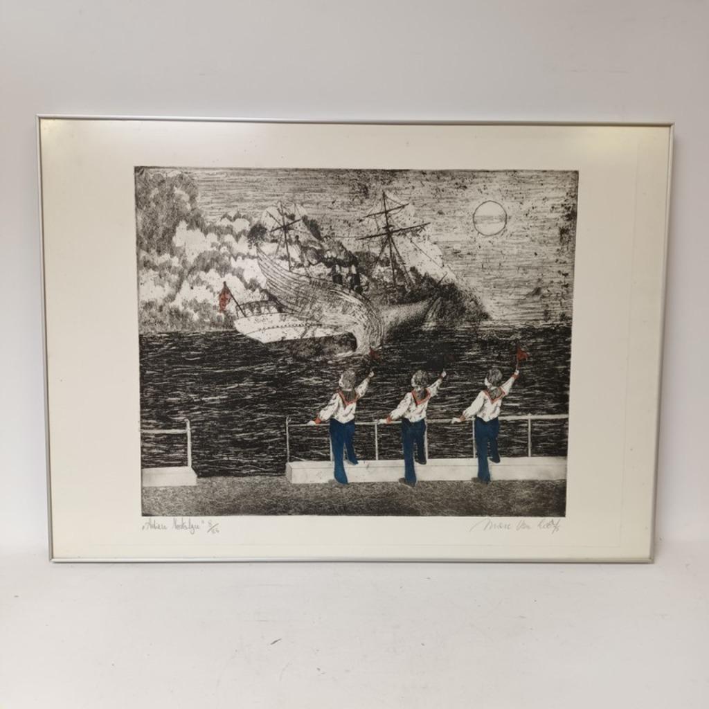 Marc van Loo (1953) - Ets, Antiek en Kunst, Kunst | Etsen en Gravures, Ophalen