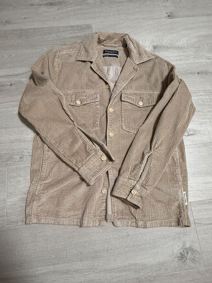 Marc O’Polo overshirt – stijlvolle corduroy jas, Kleding | Heren, Overhemden, Zo goed als nieuw, Beige, Ophalen of Verzenden
