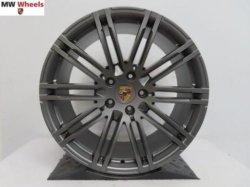 Originele Porsche Cayenne Turbo III 21 inch velgen Titan, Auto-onderdelen, Banden en Velgen, Velg(en), 21 inch, Nieuw, Ophalen of Verzenden
