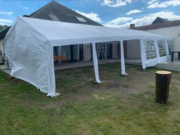 Partytent 6 x 12, Tuin en Terras, Partytenten, Ophalen, Zo goed als nieuw, Partytent