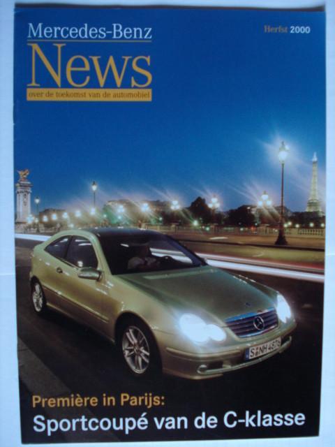 Mercedes-Benz News Herfst 2000, Boeken, Auto's | Folders en Tijdschriften, Gelezen, Mercedes, Verzenden