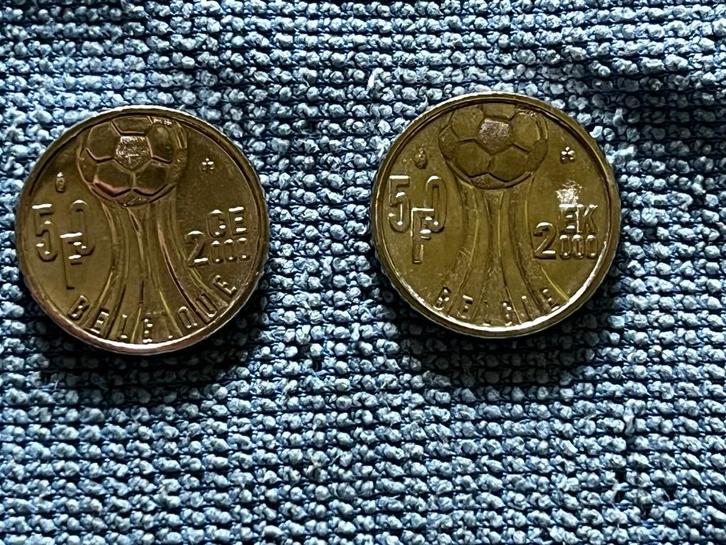50 francs Euro 2000 FR et VL, Postzegels en Munten, Munten | België, Losse munt, Overig, Ophalen of Verzenden