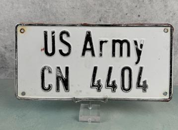 US Army plaque véhicule 1970's Germany disponible aux enchères