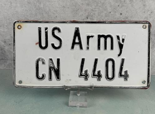 Voertuigplaat van het Amerikaanse leger, Duitsland uit de ja, Verzamelen, Militaria | Algemeen, Ophalen of Verzenden