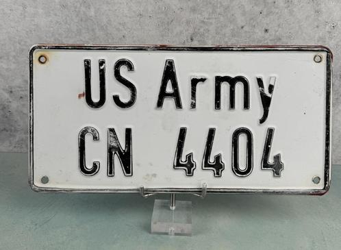 US Army plaque véhicule 1970's Germany, Collections, Objets militaires | Général, Enlèvement ou Envoi