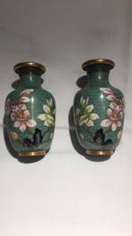 Paire de vases cloisonnés chinois fin 19 ème?, Antiquités & Art, Antiquités | Vases