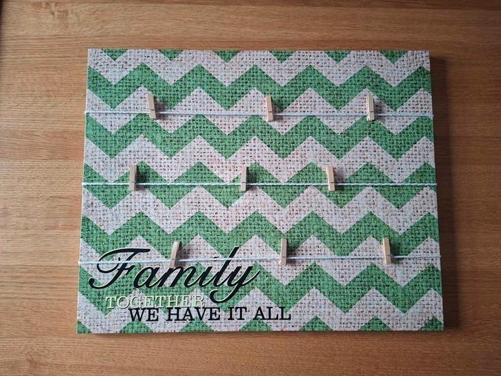 Pêle-mêle en toile 50 x 40 cm, Maison & Meubles, Accessoires pour la Maison | Cadres, Comme neuf, Moins de 50 cm, 50 à 75 cm, Autres matériaux