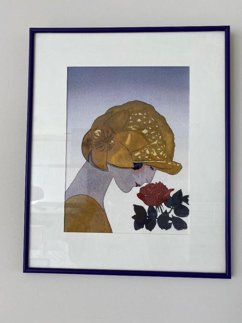 Art Nouveaux/Art Deco modeprenten, Antiek en Kunst, Curiosa en Brocante, Ophalen