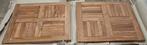 2× dienblad massief teakhout, Huis en Inrichting, Woonaccessoires | Dienbladen, Ophalen of Verzenden, Nieuw, Vierkant, Hout
