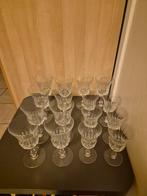 Service verres cristal Val Saint Lambert, Antiquités & Art, Enlèvement