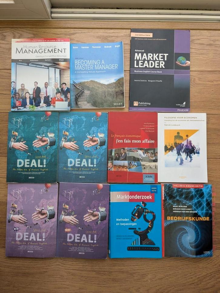 Boeken opleiding handels ingenieur UGent, Boeken, Economie, Management en Marketing, Gelezen, Management, Ophalen