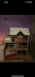 Poppenhuis hout groot, Kinderen en Baby's, Ophalen, Zo goed als nieuw, Poppenhuis