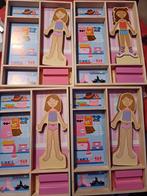 Poupées à habiller magnétiques en bois, Enlèvement ou Envoi, Utilisé, Autres types