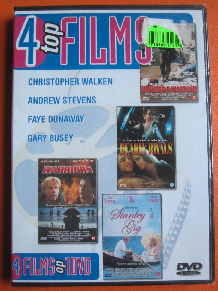 4 Top Films (4 films op 1 DVD) nieuw in de verpakking, Cd's en Dvd's, Dvd's | Drama, Nieuw in verpakking, Drama, Boxset, Vanaf 12 jaar