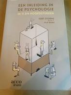 studieboek inleiding in de psychologie van Gert Storms, Boeken, Studieboeken en Cursussen, Gelezen, Verzenden, Hoger Onderwijs