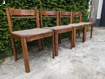 Set vintage stoelen