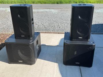 Kit QSC, Musique & Instruments, Amplis | Clavier, Moniteur & Sono, Enlèvement, Comme neuf, 1000 watts ou plus, Sono