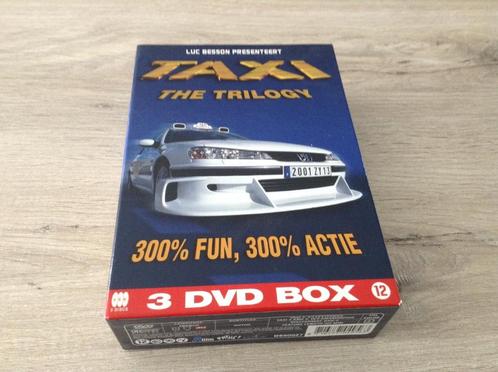 Taxi the trilogy DVD box, Cd's en Dvd's, Dvd's | Actie, Zo goed als nieuw, Actie, Vanaf 12 jaar, Ophalen of Verzenden