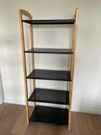 Stellingkast - wandkast hout en metaal, Huis en Inrichting, Ophalen, Gebruikt