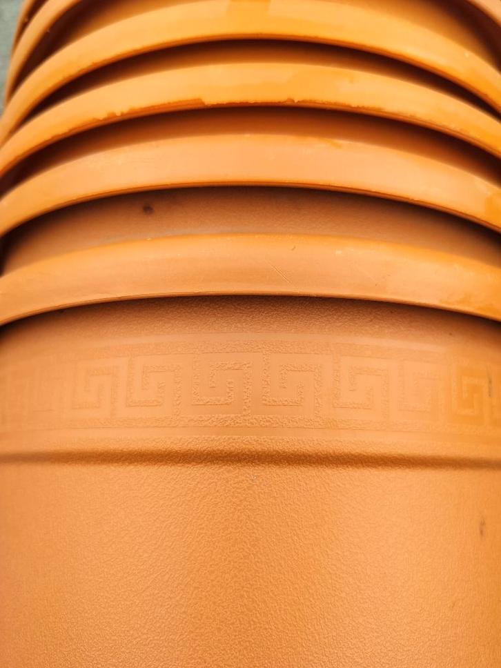 Bloempotten   diameter 20 cm   6 stuks voor, Jardin & Terrasse, Pots de fleurs, Utilisé, Synthétique, Intérieur, Balcon, Jardin