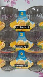 Luminarc sorbet coupes 38 cl 6 stuks, Ophalen of Verzenden, Nieuw