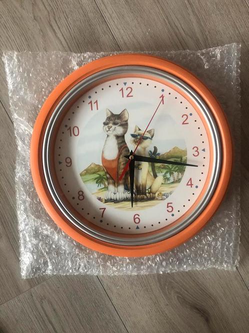 Horloge • chat • vintage, Maison & Meubles, Accessoires pour la Maison | Horloges, Horloge murale, Enlèvement