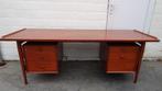 VINTAGE SIBAST ARNE VODDER TEAK HOUTEN BUREEL MODEL 207, Ophalen, Gebruikt, Bureau