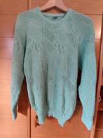 Dames pullover – gebreid patroon - groen - medium, Kleding | Dames, Truien en Vesten, Ophalen of Verzenden, Gedragen, Groen