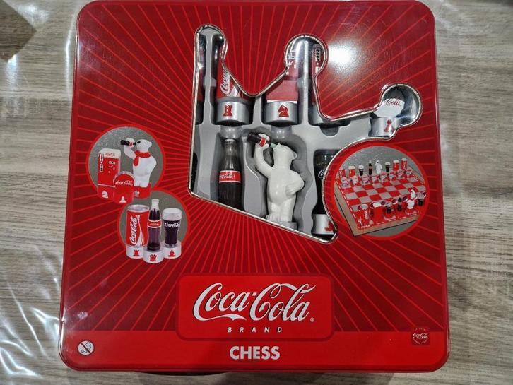 Coca Cola schaakspel (1e Coca-museum in Atlanta), Verzamelen, Merken en Reclamevoorwerpen, Nieuw, Overige typen, Ophalen of Verzenden