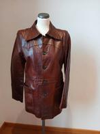 Vintage lederen heren vest, Ophalen, Zo goed als nieuw