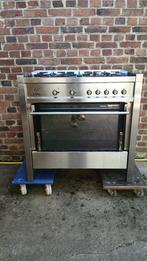 Super Cool XL gasfornuis Smeg, vijfpits, oven, afzuigkap, Elektronische apparatuur, Fornuizen, Ophalen, Gebruikt, 60 cm of meer