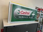 Castrol oude reclame lichtbak, Verzamelen, Merken en Reclamevoorwerpen, Ophalen of Verzenden, Gebruikt, Lichtbak of (neon) lamp