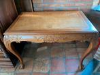 Salontafel met lederen inleg, Ophalen