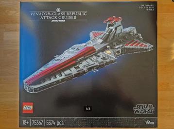 LEGO 75367 Venator-Class Republic Attack Cruiser – Nieuw beschikbaar voor biedingen