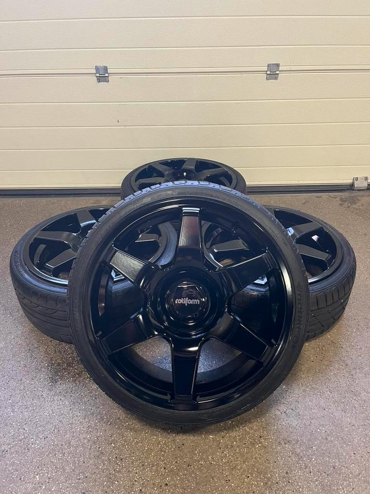Rotiform SIX 19” 5x112 225/35R19 Hankook, Auto-onderdelen, Banden en Velgen, Banden en Velgen, Zomerbanden, 19 inch, 235 mm, Personenwagen