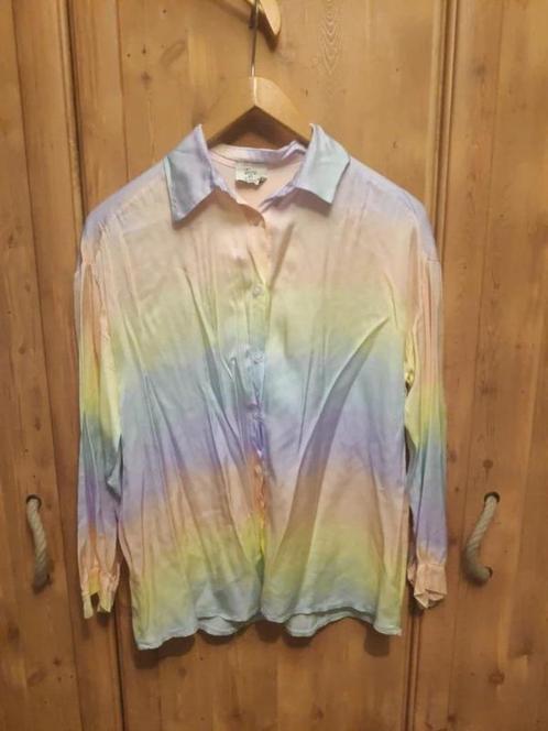 Dégradé blouse Terra di Siena TU, Kleding | Dames, T-shirts, Zo goed als nieuw, Ophalen of Verzenden