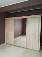 Armoire avec miroir, Maison & Meubles, Armoires | Penderies & Garde-robes, 200 cm ou plus, Avec espace de penderie, Klassiek, Comme neuf